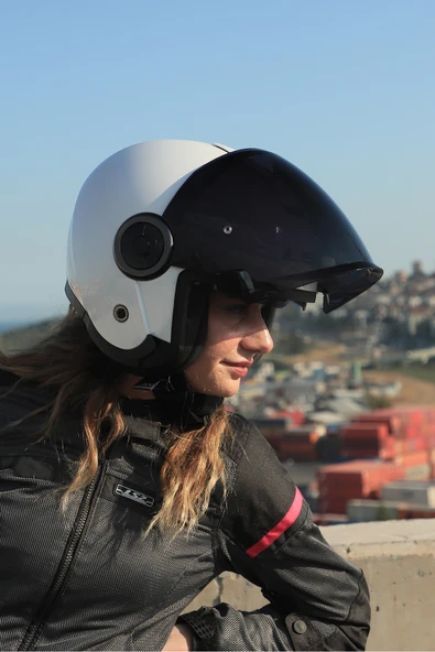LS2 CLASSY BEYAZ KASK - 8