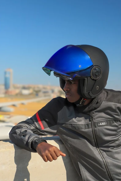 LS2 CLASSY MAT SİYAH KASK - Resim 6