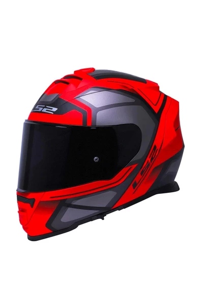 LS2 Storm 2 Faster Full Face Motosiklet Kaskı Şeffaf Siyah Vizörlü - 2