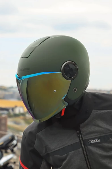LS2 CLASSY MAT YEŞİL KASK - 6