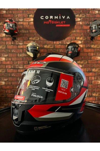 LS2 Stream 2 Kapalı Kask Mat Siyah - 4