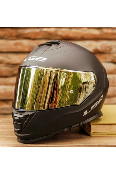LS2 Storm 2 Mat Siyah Kask - 2