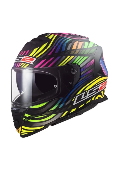 LS2 Storm 2 Power Kapalı Motosiklet Kaskı - 1
