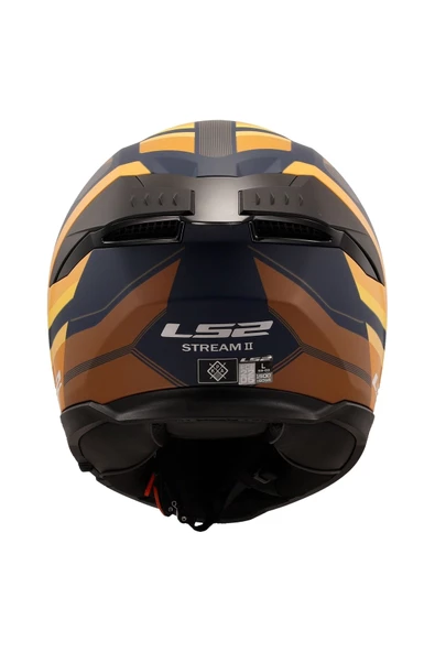 LS2 Stream 2 Vintage Full Face Motosiklet Kaskı - 4