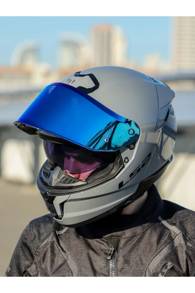 LS2 STREAM 2 NARDO GRİ KASK - Resim 8