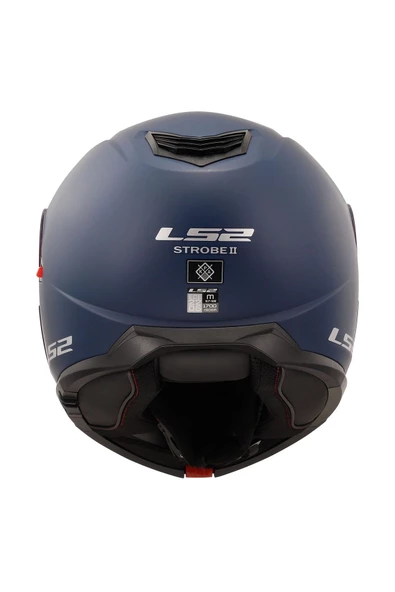 LS2 Strobe 2 Mat Navy Mavi Kask - 4