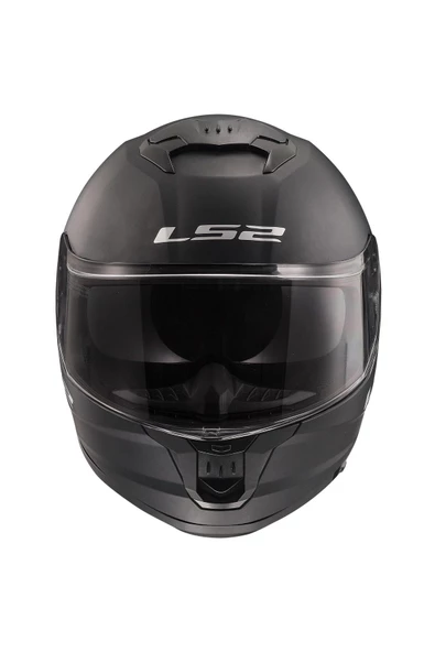 LS2 STREAM 2 MAT SİYAH GÜNEŞ VİZÖRLÜ MOTOSİKLET KASKI - 3