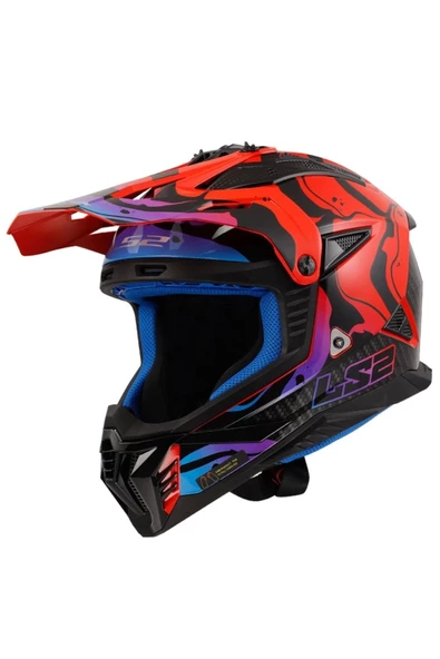 LS2 Fast 2 Wash Kırmızı Kask