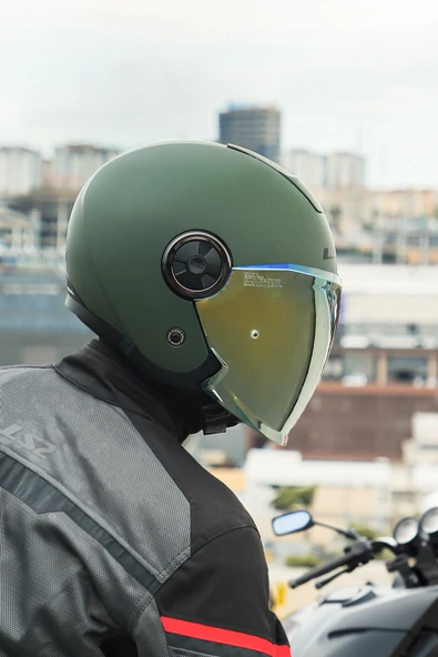 LS2 CLASSY MAT YEŞİL KASK - 8