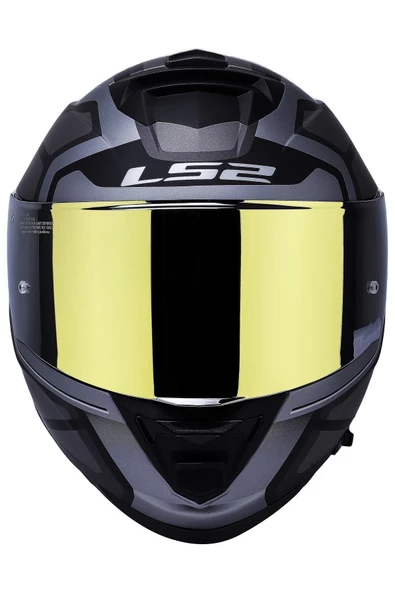 LS2 Storm 2 Faster Mat Tıtanıum Kask - Resim 4
