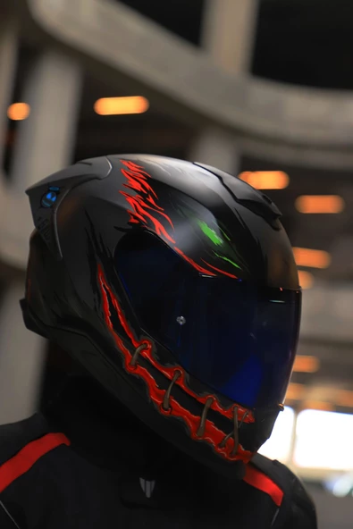 Nexx Y.100R NIGHT RIDER MAT SİYAH KASK - 1