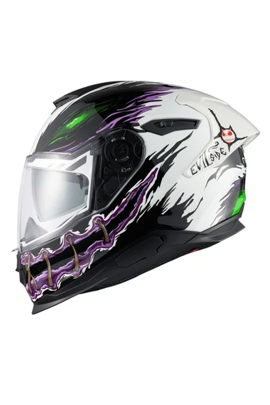 Nexx Y.100r Nıght Rıder Beyaz Kask ürün görseli 1