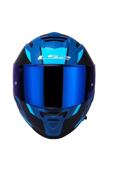 LS2 Storm 2 Racer Full Face Motosiklet Kaskı Gökkuşağı Vizörlü - 5