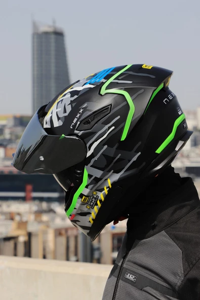 Nexx Y.100R URBANGRAM MAT SİYAH KASK