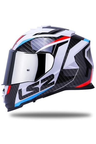 LS2 Storm 2 Racer Mavi-kırmızı Kask