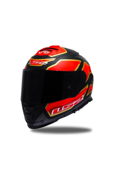 LS2 Storm 2 Foggy Full Face Motosiklet Kaskı Siyah Vizörlü - 4