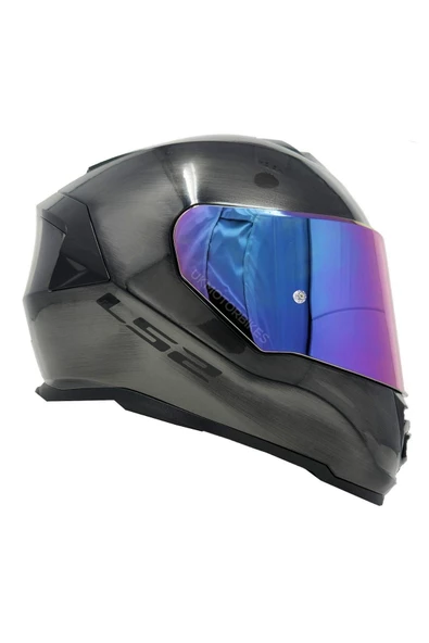 LS2 Storm 2 Jeans Full Face Motosiklet Kaskı Şeffaf Gökkuşağı Vizörlü ürün görseli