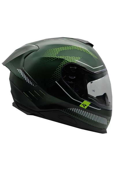 Nexx Y.100r Baron Mat Yeşil Kask - 3