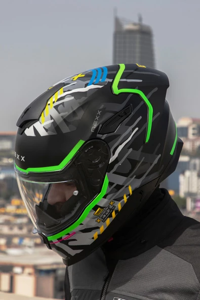 Nexx Y.100R URBANGRAM MAT SİYAH KASK - 5