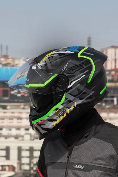 Nexx Y.100R URBANGRAM MAT SİYAH KASK - 3