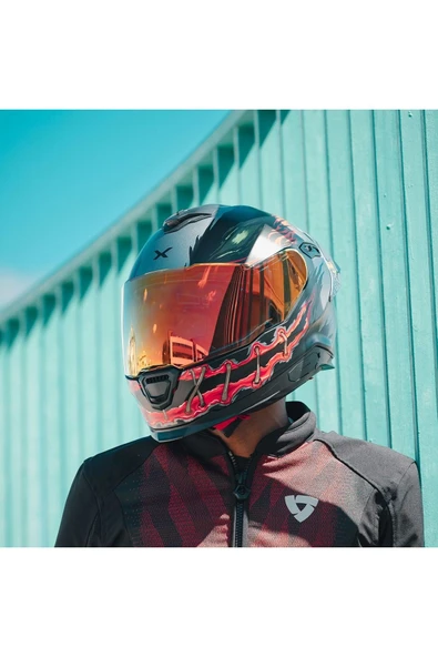 Nexx Y.100r Nıght Rıder Mat Tıtanıum Kask - Resim 4