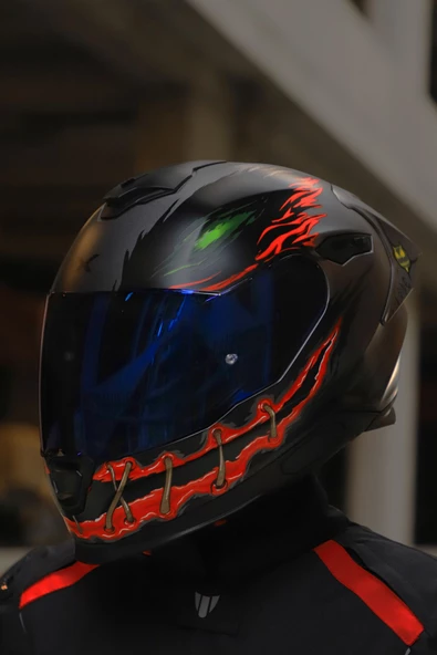 Nexx Y.100R NIGHT RIDER MAT SİYAH KASK - 2