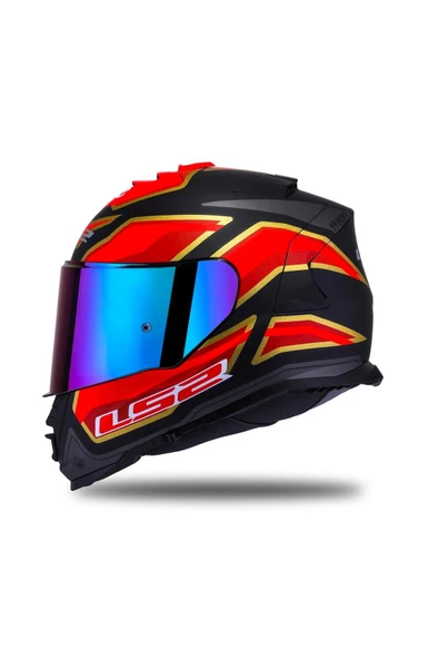LS2 Storm 2 Foggy Full Face Motosiklet Kaskı Şeffaf Gökkuşağı Vizörlü