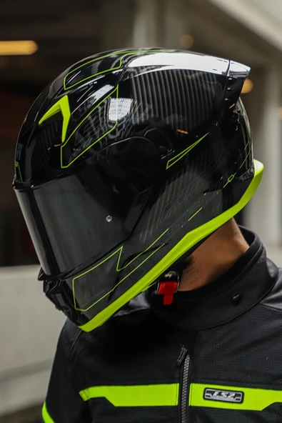 Givi 50.9 ENIGMA SİYAH-TITANIUM-NEON SARI KASK - Resim 4