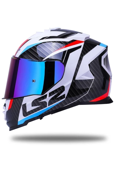 LS2 Storm 2 Racer Mavi-kırmızı Kask ürün görseli