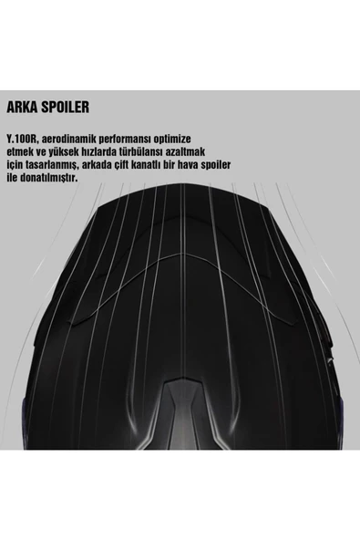 Nexx Y.100r Fullblack Mat Siyah Kask - 4