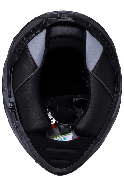 LS2 Storm 2 Faster Mat Tıtanıum Kask - Resim 6