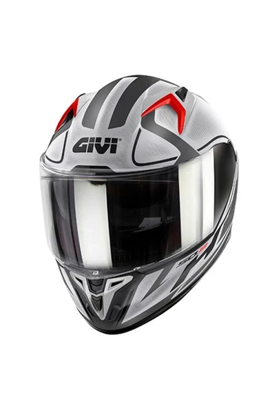 MOTOYEL Givi Racer Mat Siyah-tıtanıum-gri Kask Xxl - 2