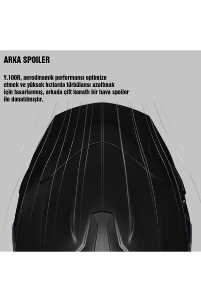 Nexx Y.100r Baron Kapalı Motosiklet Kaskı - Resim 5