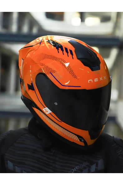 Nexx Y.100R BARON TURUNCU KASK - 3