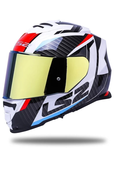 LS2 Storm 2 Racer Mavi-kırmızı Kask - 2