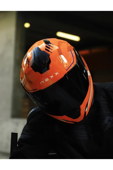 Nexx Y.100R BARON TURUNCU KASK - 6