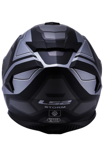 LS2 Storm 2 Faster Mat Tıtanıum Kask - Resim 5