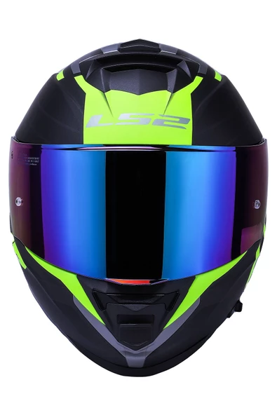 LS2 Storm 2 Nerve Mat Siyah-neon Sarı Kask - 4