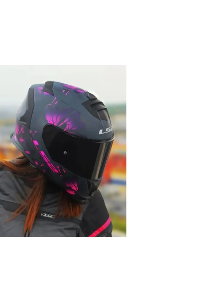 LS2 Storm Burst Full Face Motosiklet Kaskı - 2