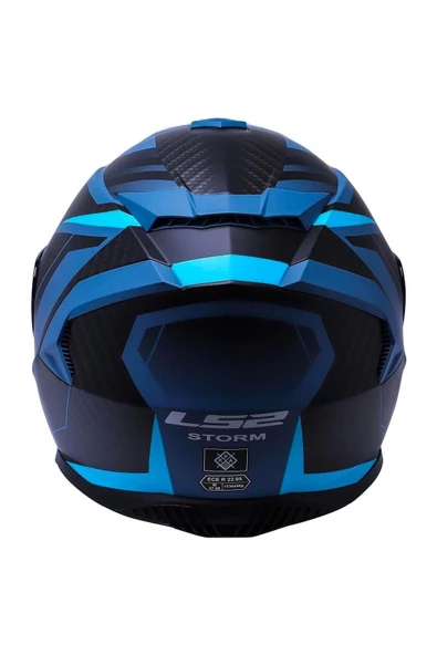 LS2 Storm 2 Racer Full Face Motosiklet Kaskı Gökkuşağı Vizörlü - 3