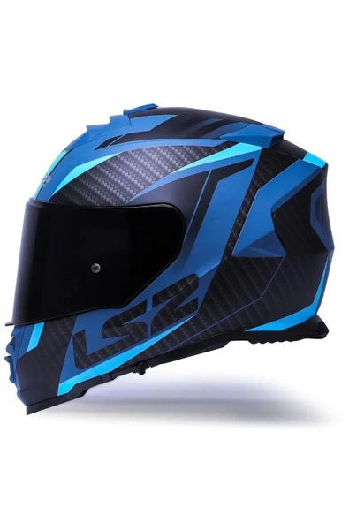 LS2 Storm 2 Racer Full Face Motosiklet Kaskı Şeffaf Gökkuşağı Vizörlü ürün görseli