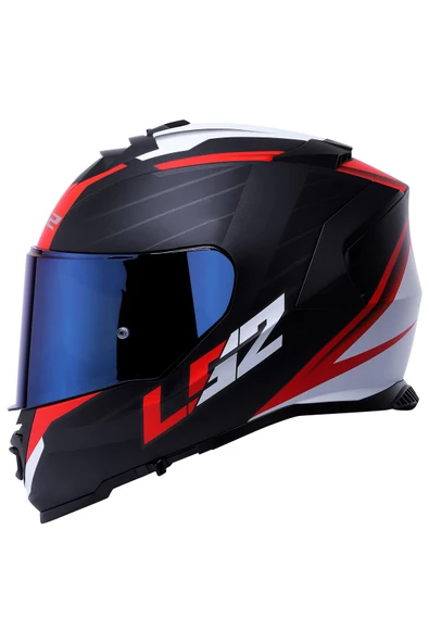 LS2 Storm 2 Nerve Mat Siyah-kırmızı Kask ürün görseli