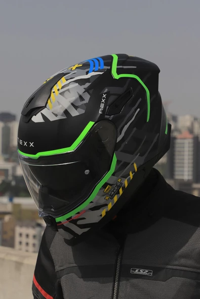Nexx Y.100R URBANGRAM MAT SİYAH KASK - 4