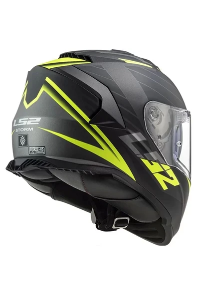 LS2 Storm 2 Nerve Full Face Motosiklet Kaskı - Resim 4