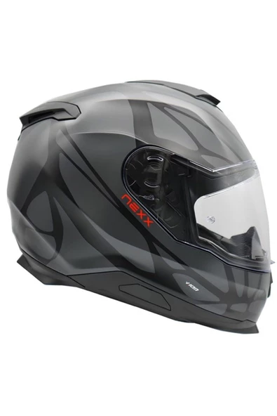 Nexx Y.100 B-SIDE MAT SİYAH-GRİ KASK XL - 3