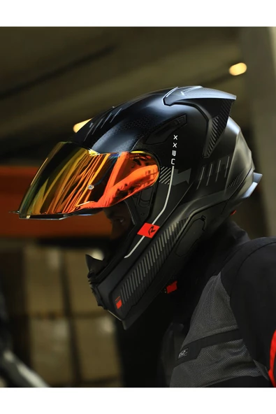 Nexx Y.100R BARON MAT SİYAH KASK - 5