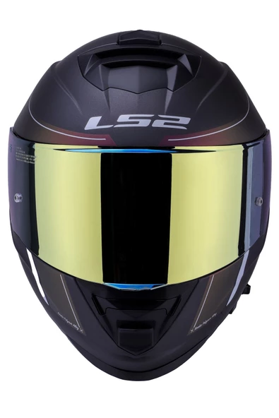 LS2 Storm Velvet Mat Siyah-gökkuşağı Kask - 4