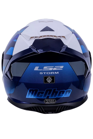 LS2 Storm 2 Mcphee Mavi-beyaz Kask - 5