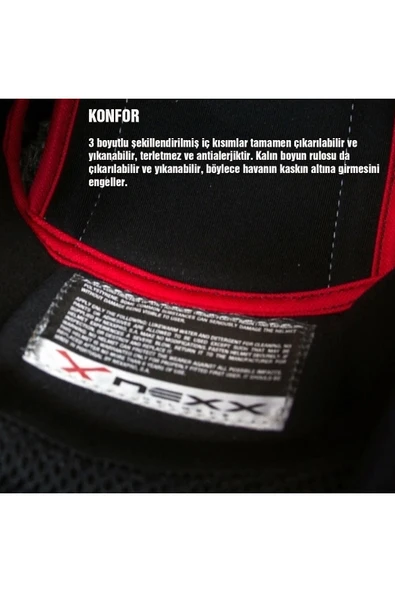 Nexx Y.100 Kapalı Motosiklet Kaskı - Resim 3