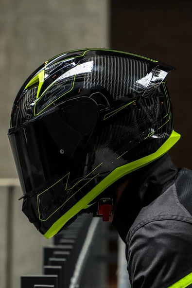 Givi 50.9 ENIGMA SİYAH-TITANIUM-NEON SARI KASK